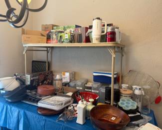misc kitchen items. many never used