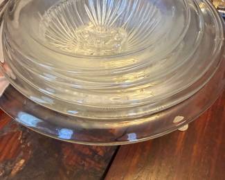 Vintage Federal Glass nesting mixing bowls