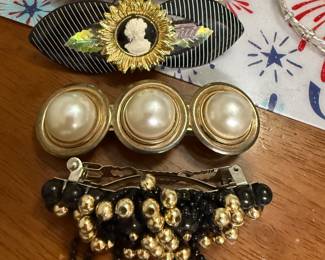 Decorative hair barrets