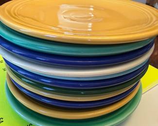 Fiestaware butter plates and saucers