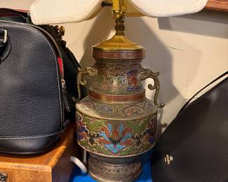 vintage asian lamp