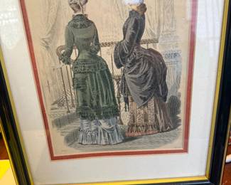 French Fashion print
