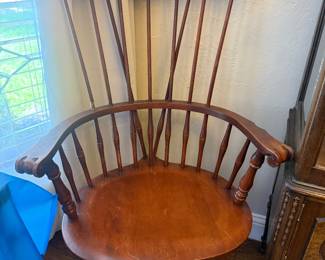 Bent and Bros. Bowback Windsor antique chair