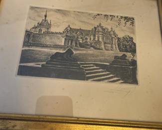 19th century etching
