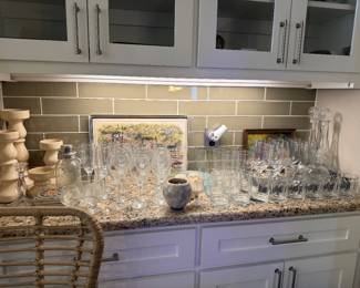 misc glassware and barware