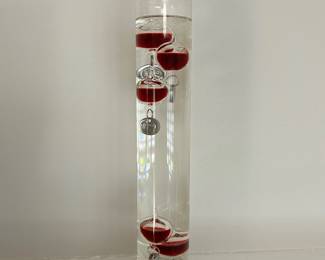 Glass Galileo Thermometer,  $20