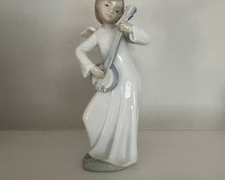 Nao Lladro "Angel Playing Banjo", $19