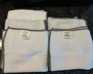 Set of 6 microfiber spa towels,  $5