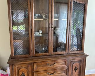 Bernhardt China Hutch, 80"H x 59"W x 16"D,  $250