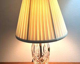 Waterford lamp, 13"H,  $95