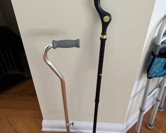 Quad cane,  $10.  Campbell Posture Cane (Black)$10