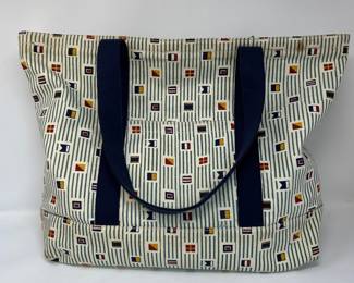 JG Hook Nautical flag canvas travel tote, was $14, NOW $9
