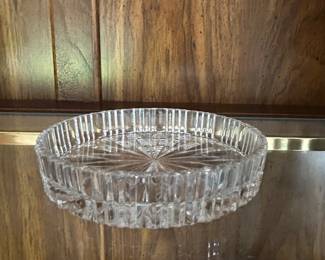 Waterford crystal wine bottle coaster,  $20