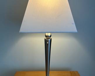 Silver Lamp,  28"H,  $26