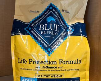 Blue Buffalo dog food,  $9