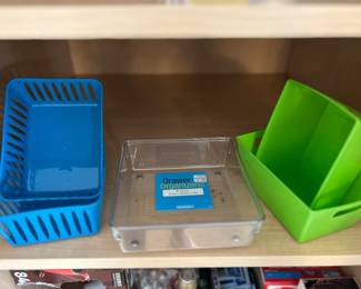 Basket organizers,  $4