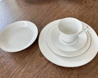 12 place settings + accessories, "Shannon" by Montgomery Ward, $150