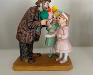 "Making New Friends", Emmett Kelly Circus Collection, $12