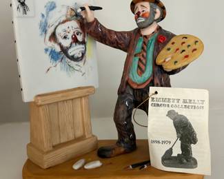 'Self Portrait", Emmett Kelly,  $18