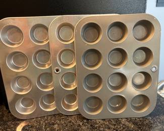 Set of 3 mini-muffin pans,  $7