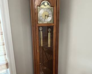 Herman Miller Grandfather clock,  76.5"H x 17"W x 10"D,  $250