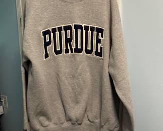 Grey Purdue Sweatshirt, XL,  $10