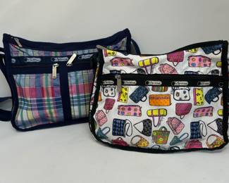 LeSportsac plaid and LeSportsac handbag pattern,  was $ 15 each, NOW $10 each