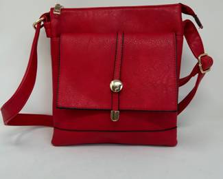 Red Crossbody bag,  was $12, NOW $9