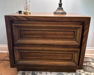 "American of Martinsville" solid wood vtg Nightstand, 2 available, $195 each