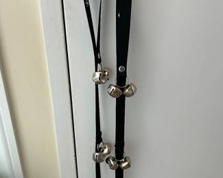 Dog bells hanging on door,  2 available, $4 each