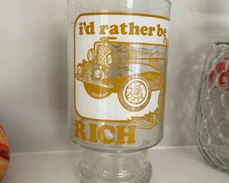 I'd rather be rich instead of just beautiful, $8