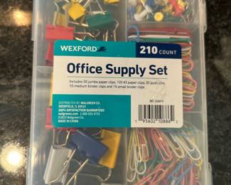 Office supply set,  $3
