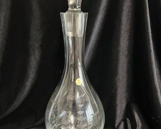 Crystal ship decanter (1 sold separately), 14.5"H, $25