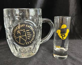 Purdue U Mug and shot glass,  $7