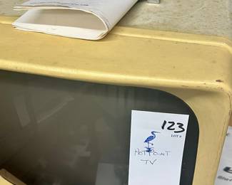 Vintage Portable Hotpoint TV