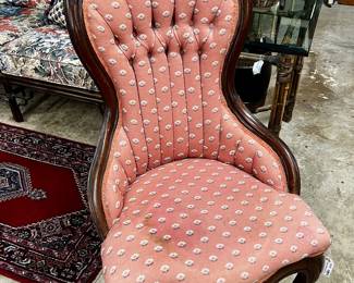 Antique Victorian Parlor Chair