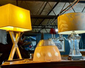 Trio of Contemporary Lights