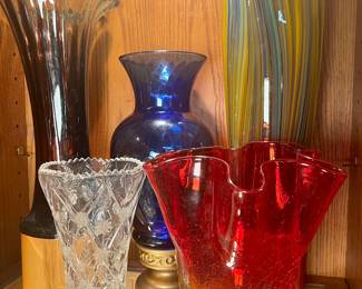 Art Glass Vase Collection