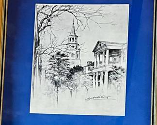 Pair of vintage Charleston engravings by Elizabeth O’Neil Verner