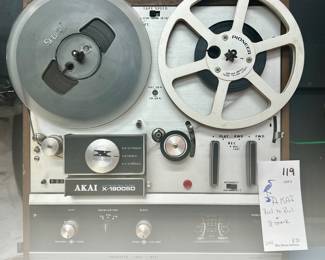 Akai X-1800SD Reel to Reel 8 Track Tape Recorder