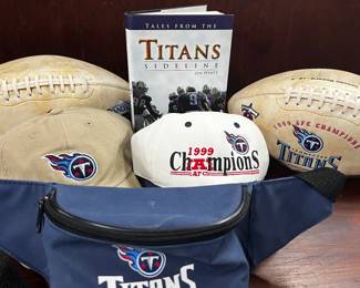 Vintage Tennessee Titans Football Memorabilia 