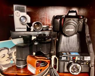 Vintage camera lot