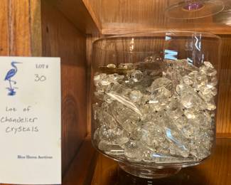 Lot of Chandelier Crystals