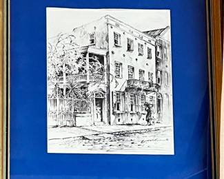Pair of vintage Charleston engravings by Elizabeth O’Neil Verner