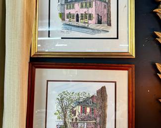 Signed & numbered lithographs by Tommy Johnston 
