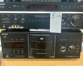 Vintage Sony Digital Audio/Video Control Center and Multi-Disc DVD Player