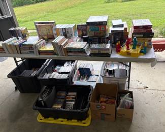 HUGE Collection Of DVDs & Games