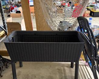 Nice Faux Wicker Planter
