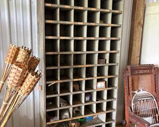 Vintage Industrial-Style Cubbie