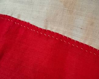 9’x5’ Japanese Flag, hand sewn